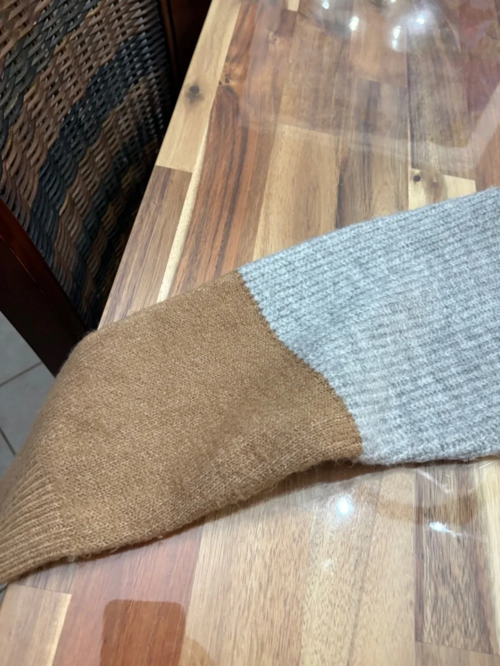 Vici cozy colorblock